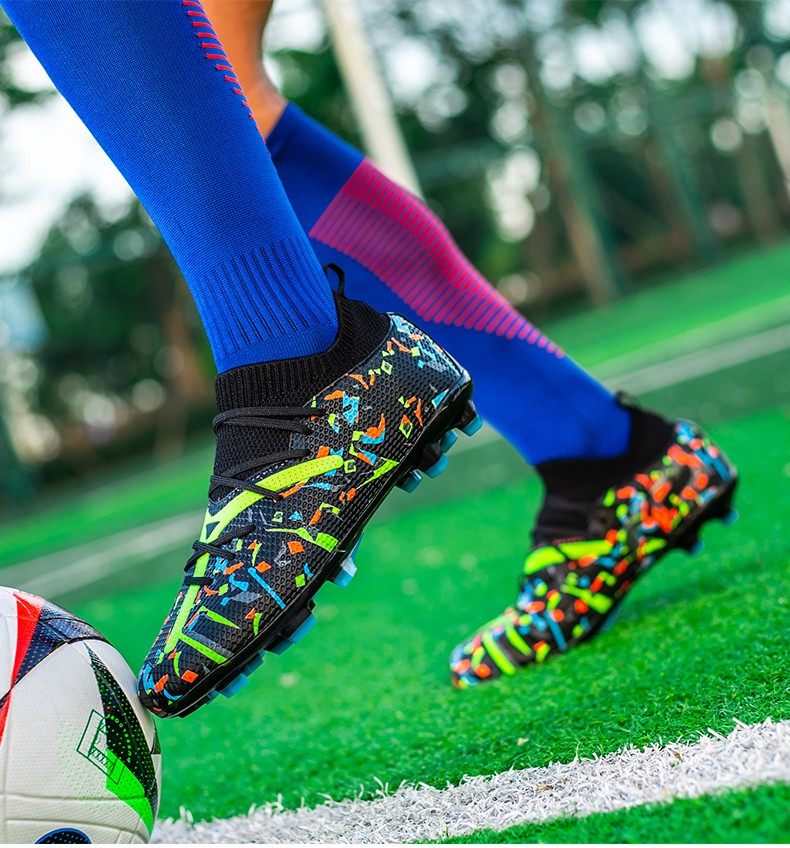 TF/AG Men Football Boots Society Cleats Soccer Shoes Boys Professional Football Field Boots Indoor Fast Non Slip Sneakers Match