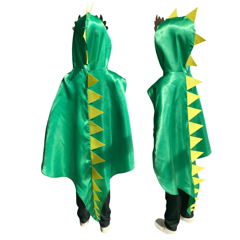 Dinosaur Costume Cloak for unisex Toothless Dragon Performance Clothes Halloween Dinosaur Mask+Cloak Cosplay Outfits Cos