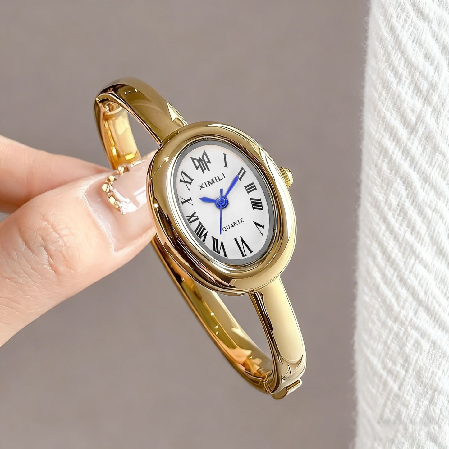 Elegant Oval Dial Women Bracelet Watch Fashion Ladies Quartz Wristwatch Reloj Mujer Girls Clock Gift