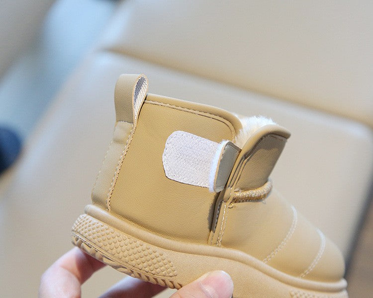 Autumn Winter Baby Boys Girls Snow Boots Children Outdoor Plush Shoes Anti-Slippery Infant Casual Shoes Waterproof Kids Boots