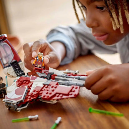LEGO Star Wars 75401 Interceptador Jedi de Ahsoka, Brinquedo de Blocos de Montar para Crianças, Presente