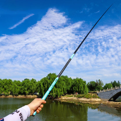 Varas de Pesca Carbon Stream com Corpo Leve para Uso em Acampamento ao Ar Livre