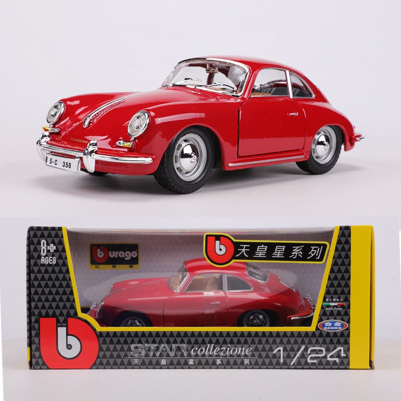 Burago 1:24 1961 Porsche 356B Coupé Modelo em Liga #22079