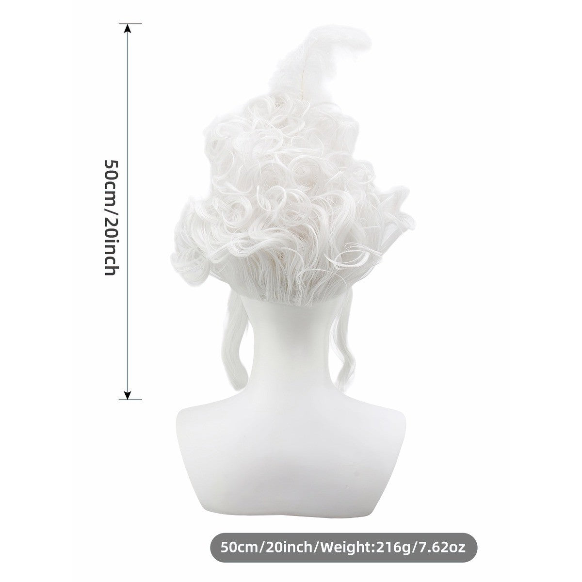 Pink Fluffy High-Top high quality Synthetic Wig | Queen's Hairstyle with Feather Flowers | Wig for Queen Cosplay