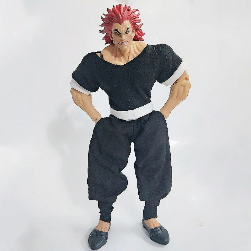 ST Baki Hanma Filho de Ogro Boneco de Ação Hanma Yuujiro Estatueta Ko Luta PVC Coleção Anime Yujiro Figuras Modelo Brinquedos Presentes