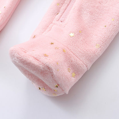 Newborn Baby Clothes Flannel Autumn Winter Baby Boys Girls Rompers Cartoon Newborn Bodysuit Soft Warm Jumpsuit for Babies 0-12M