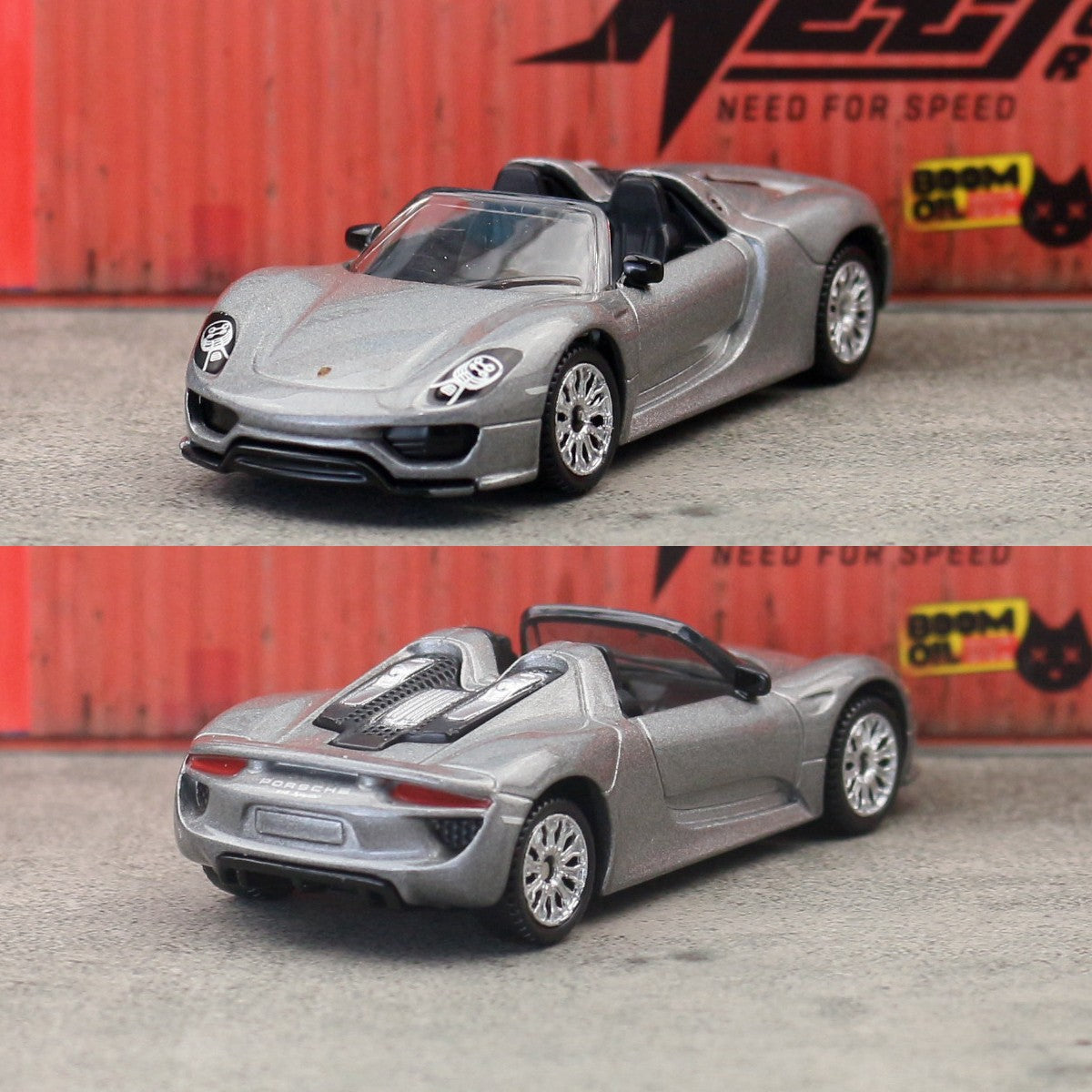1/61 Porsche 918 Spyder Brinquedo Carro Modelo CCA MSZ 1:64 Miniatura Fundida Coleção Rodas Livres Adequado para Hot Wheels Presente Criança