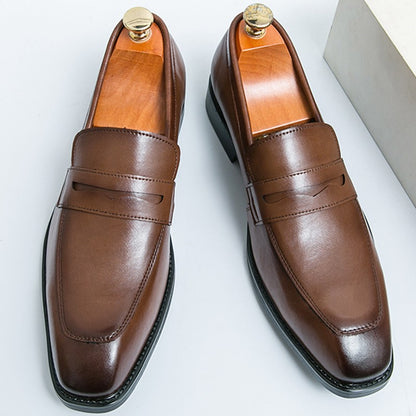 Men's Dress Shoes Classic Casual Business Leather Shoes Men Retro Oxfords Formal Social Wedding Office Leather Shoes For Men