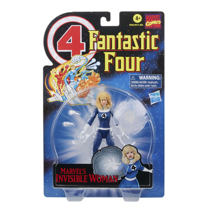 Marvel Legends Quarteto Fantástico Retro Onda O Coisa Mulher Invisível Sr. Fantástico Tocha Humana Homem Psico Boneco Articulado 6"