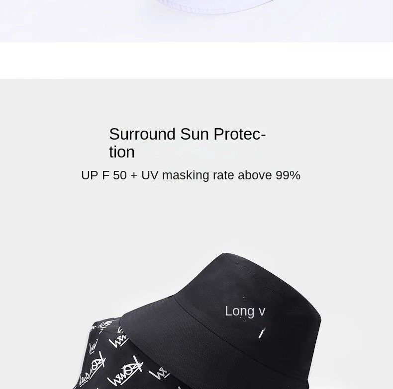 Big Head Letter Bucket Hat for Men Women XL Large Hip Hop Cap Fisherman Hat Summer Sun Hat Plus Size Panama