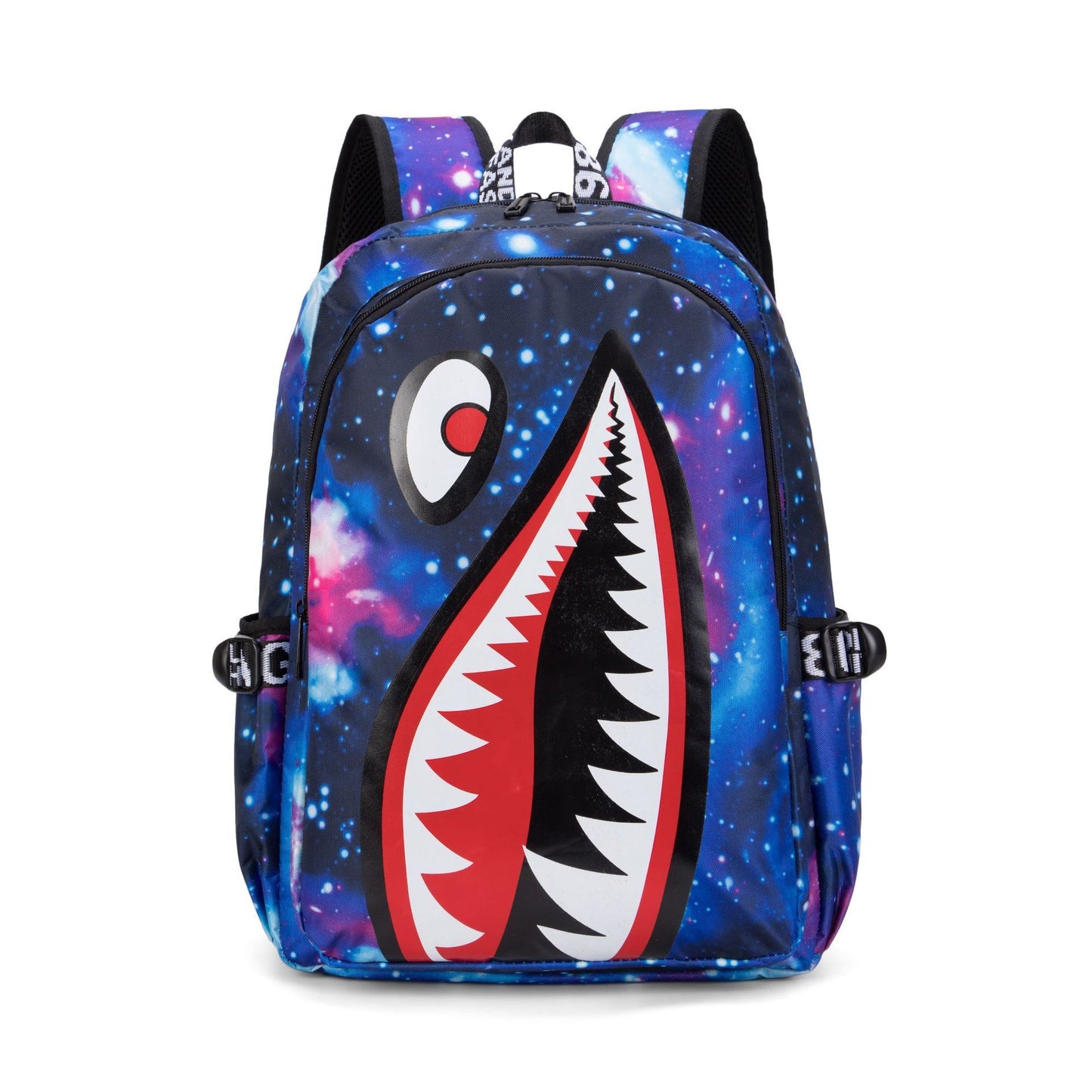 Mochila Escolar para Meninos com Estampa de Tubarão para Crianças, Mochilas de Viagem