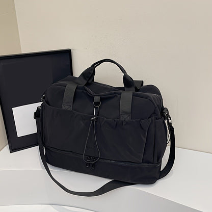 Large Travel Bag - Spacious, lightweight & durable. With adjustable strap & pockets. Perfect for travel & commute.