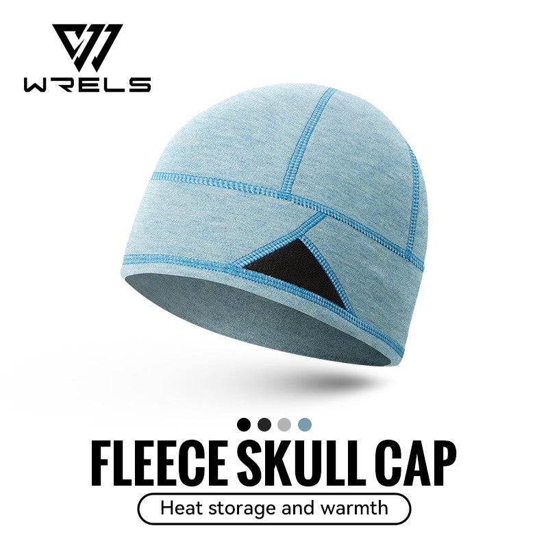 WRELS Warm Beanie Knitted Skull Cap Fashion Winter Hat Thermal Fleece Lined Sports Hat Windproof Sweat Absorbing Sports Hat