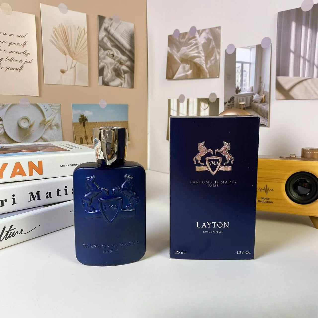 Perfume Clássico de Luxo Masculino 125ml Grande Capacidade Floral Amadeirado Fragrância Colônia Longa Duração Leve Eau De Parfum