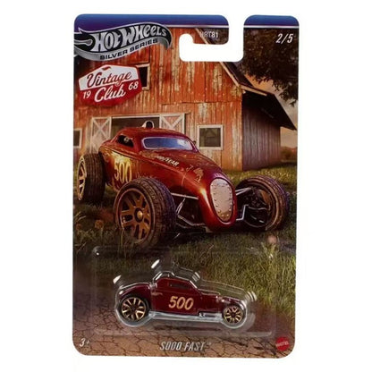2026 New Hot Wheels Silver Series Retro Series 911 HRT81 Classic Club Alloy Car Collection Model