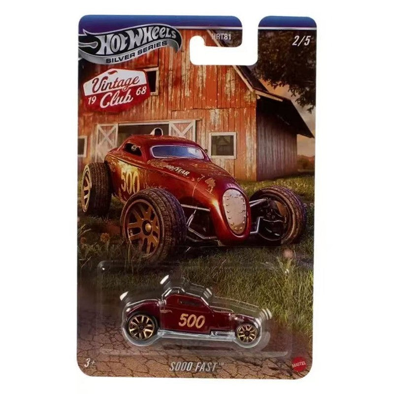 2026 New Hot Wheels Silver Series Retro Series 911 HRT81 Classic Club Alloy Car Collection Model