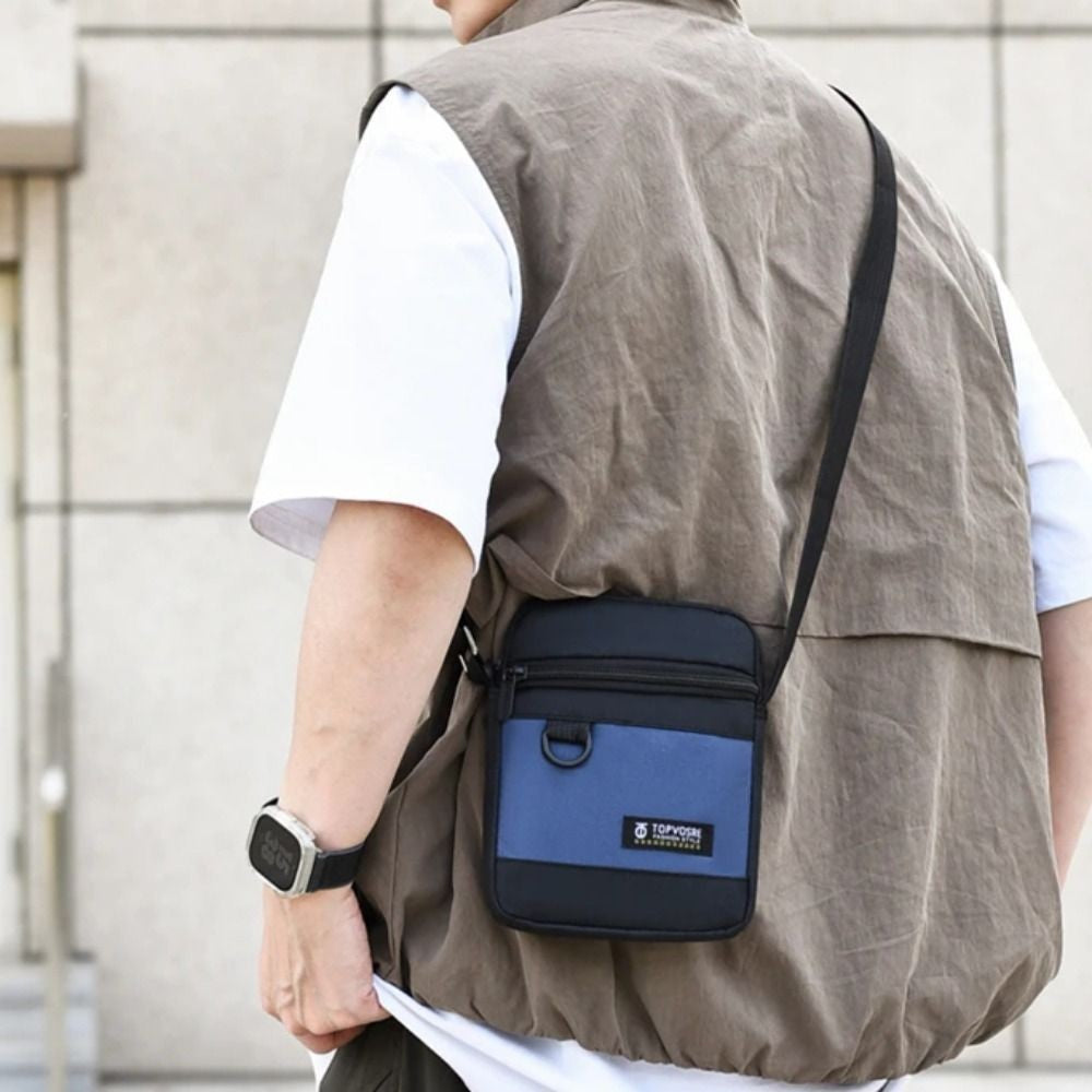 New Oxford Cloth Men Shoulder Bag Waterproof Large Capacity Crossbody Bag Comfortable Portable Messenger Bag Outdoor