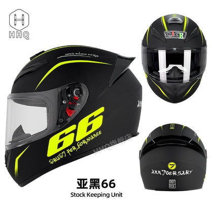 Novo capacete de moto Bluetooth para homens e mulheres, cobertura total, antiembaçante, capacete de moto integral