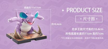 Novos BLOKEES Blocos de Construção de Figuras Nidoking Pokémon Charizard Pikachu Lucario Boneco Modelo Articulado Coleção Brinquedos Surpresa