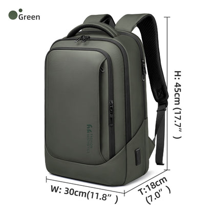 HK Men's Designer Laptop Bag Waterproof School Bags for College Boys Male Business Sports Travel Backpack Men With USB Charging