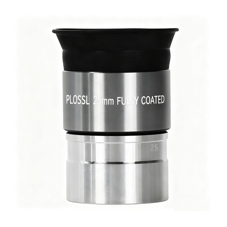 Acessórios para Telescópio Astronômico Ocular PL de 1,25 polegadas 4/10/20/25mm Lente Ótica Revestimento Banda Larga Multicamadas Filme Verde Metal