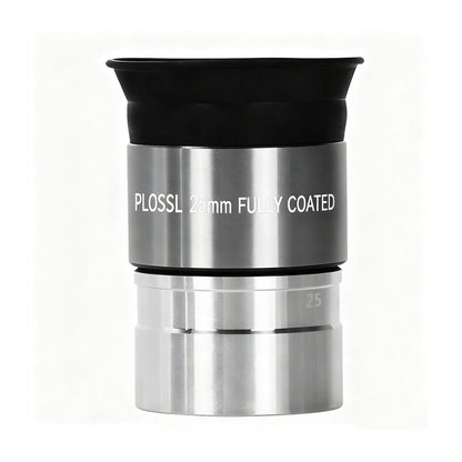 Acessórios para Telescópio Astronômico Ocular PL de 1,25 polegadas 4/10/20/25mm Lente Ótica Revestimento Banda Larga Multicamadas Filme Verde Metal