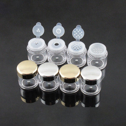 5G Empty Cosmetic Sifter jars Loose Powder Container Screw Lid DIY Makeup Tools Refillable Bottles
