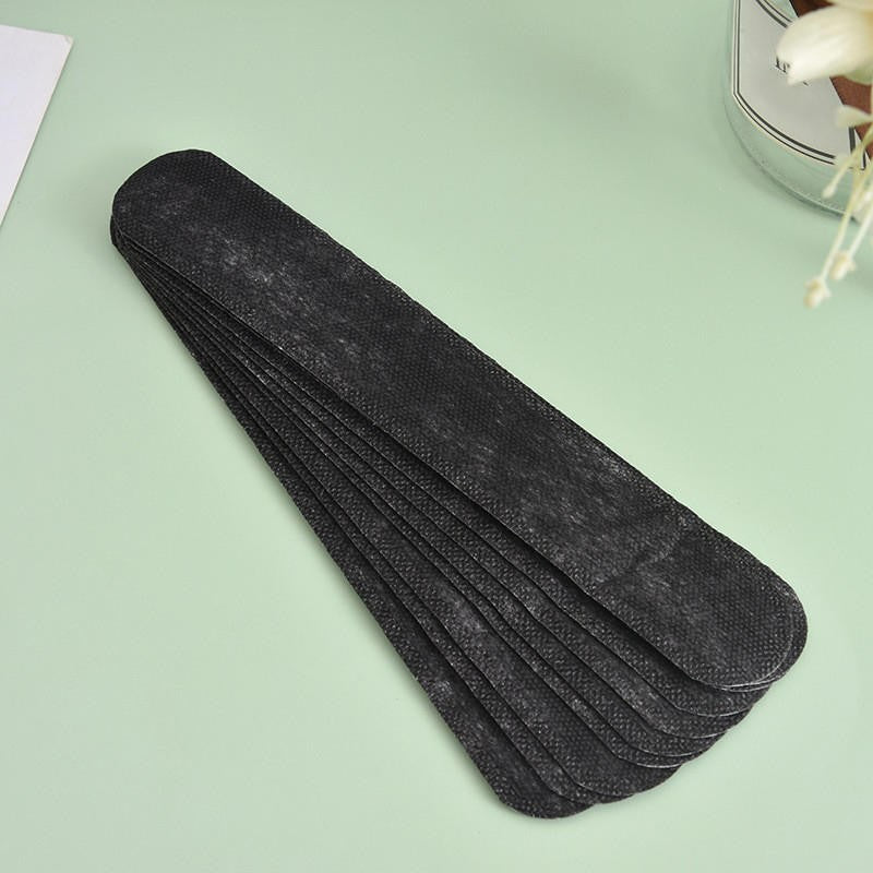 10/100pcs Hat Sweat Absorber Stickers Women Men Cotton Anti-dirt Sports Belt Cap Rim Invisible White Tape Hat Reducer Liner Pad