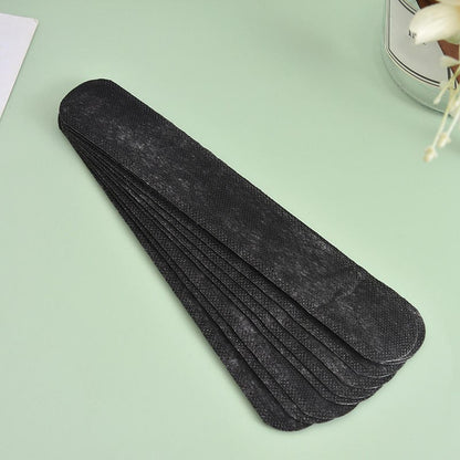 10/100pcs Hat Sweat Absorber Stickers Women Men Cotton Anti-dirt Sports Belt Cap Rim Invisible White Tape Hat Reducer Liner Pad