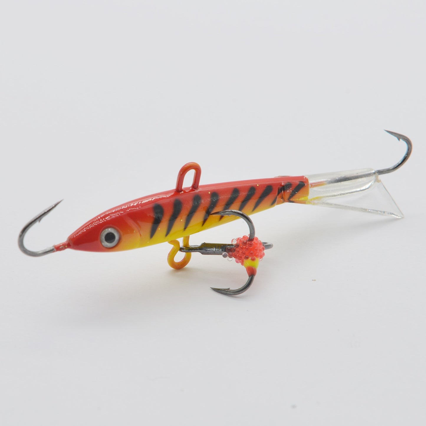 Iscas de Pesca no Gelo com Asas Glide Tail Jigging Vertical para Robalo, Perca, Walleye, Lúcio e Peixe-Sol