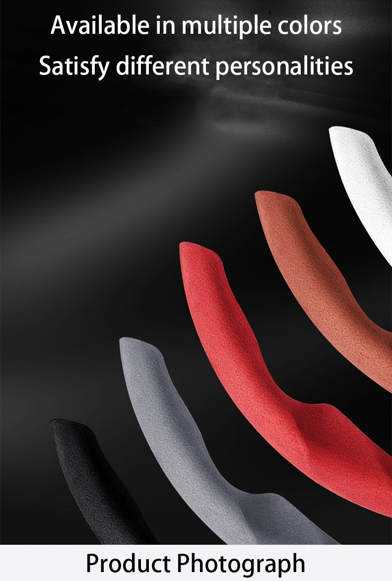 For Tesla Model Y Juniper 2025+ Steering Wheel Cover All Season Universal Deer Suede Sports Steering Wheel Cover
