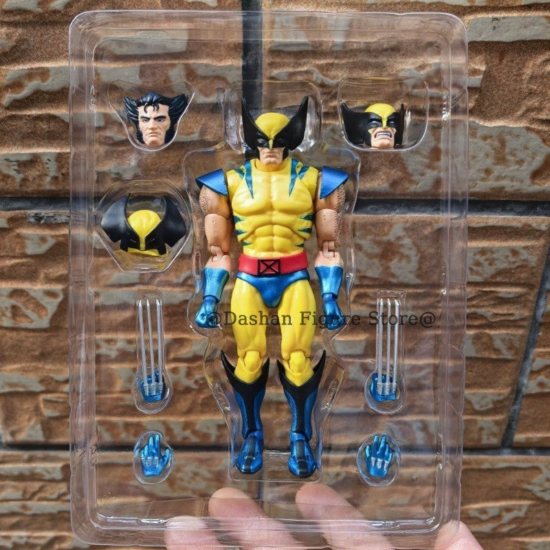 CT Toys X-Men Gambit Boneco de Ação 17cm PVC Colecionável Articulado Versão COMIC. Mafex 131 X-Men Remy Etienne LeBeau Figura de Ação Modelo Brinquedo