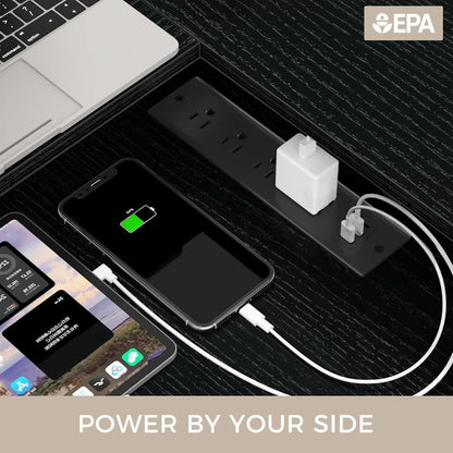 Computer Desk With File Drawer, 64" L Shaped Computer Corner Desk With Power Outlet & LED Strip, Home Office Desk With Monitor-H