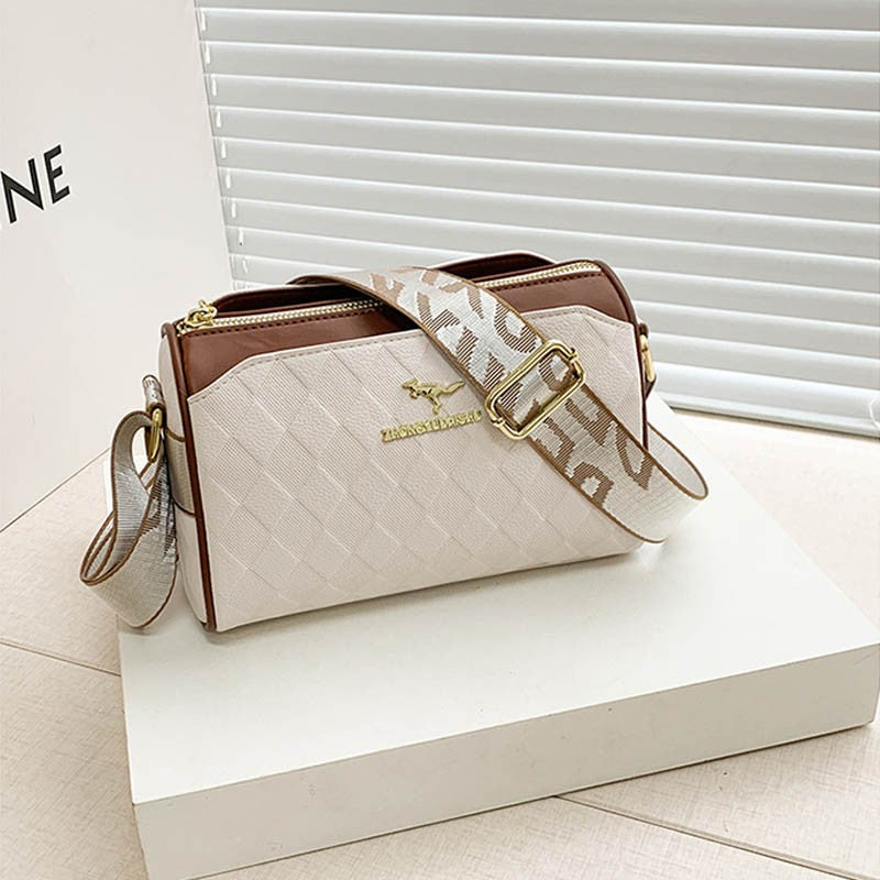 New Luxury High Quality Women Messenger Bag Famous Designer Lady Shoulder Bags Fashionable Checkered Trendy Crossbody Sac A Main