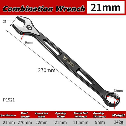 Chaves Catraca de Boca e Estrela Dupla Utilização 6mm-24mm Jogo de Chaves Combinadas Cortador de Porcas Ferramenta Manual Combinada para Reparo de Motor