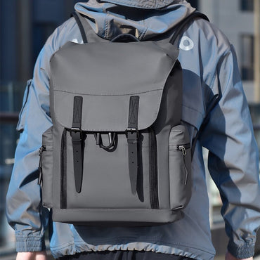 2025 New School Backpack 15.6-inch Laptop Bag Waterproof Material Mochila for Business Trip Casual Work Party Male Backpack