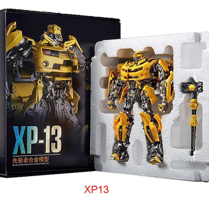 EM ESTOQUE YUEXING XP13 XP14 Brinquedos de Transformação Guerreiro Abelha Comandante OP Figura de Ação Vespa Robô de Deformação Liga Modelo Anime