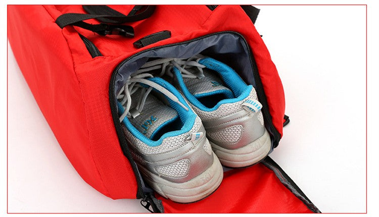 Nylon Travel Bag For Girl Teenagers Waterproof Backpack Sport Gym Handbag Portable Lady Women Fitness Shoe Shoulder Bags Mochila