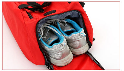 Nylon Travel Bag For Girl Teenagers Waterproof Backpack Sport Gym Handbag Portable Lady Women Fitness Shoe Shoulder Bags Mochila