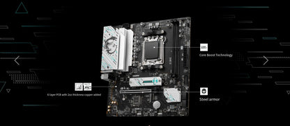 MSI B650M GAMING WIFI AMD B650 Supports DDR5 7800+MHz (OC) 192GB AMD Ryzen ™ 7000 8000 Series motherboard Socket AM5
