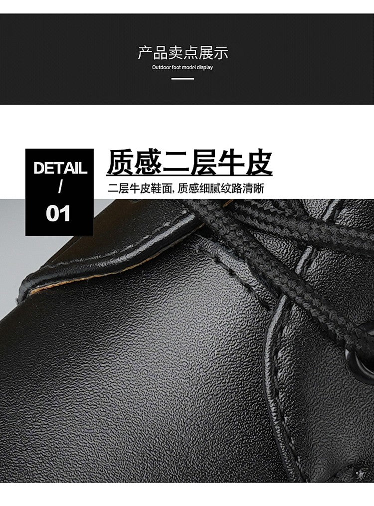 Men's genuine leather formal shoes work shoes classic business casual leather shoes fashionable women's shoes plus size shoes