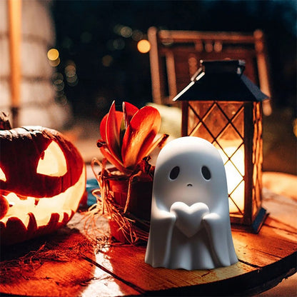 1Pc Halloween Cute Ghost Ornaments Ghost Study Desktop Decoration Interior Decoration Halloween Party Garden Decoration Ornament
