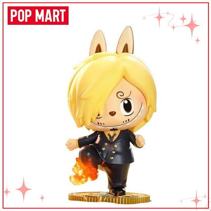Pop Mart THE MONSTERS Labubu One Piece Series Blind Boxes Labubu One Piece Figurinhas Presente