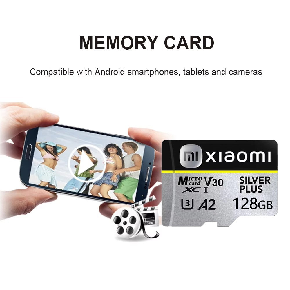 Cartão Micro TF SD Original Xiaomi 512GB Cartão de Memória Mini 2TB 1TB Cartão de Memória de Alta Velocidade 128GB Para Armazenamento de Arquivos em Câmeras de Celular