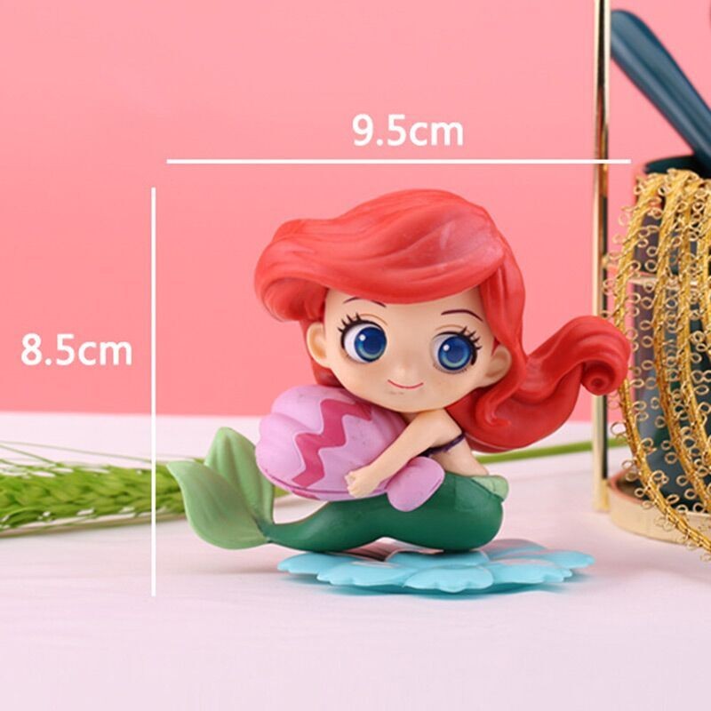 Princesa Disney Ariel Rapunzel Cinderela Sereia Anna Elsa Bela Sofia Branca de Neve Mulan A Pequena Sereia Bonecos Brinquedos Presente Infantil