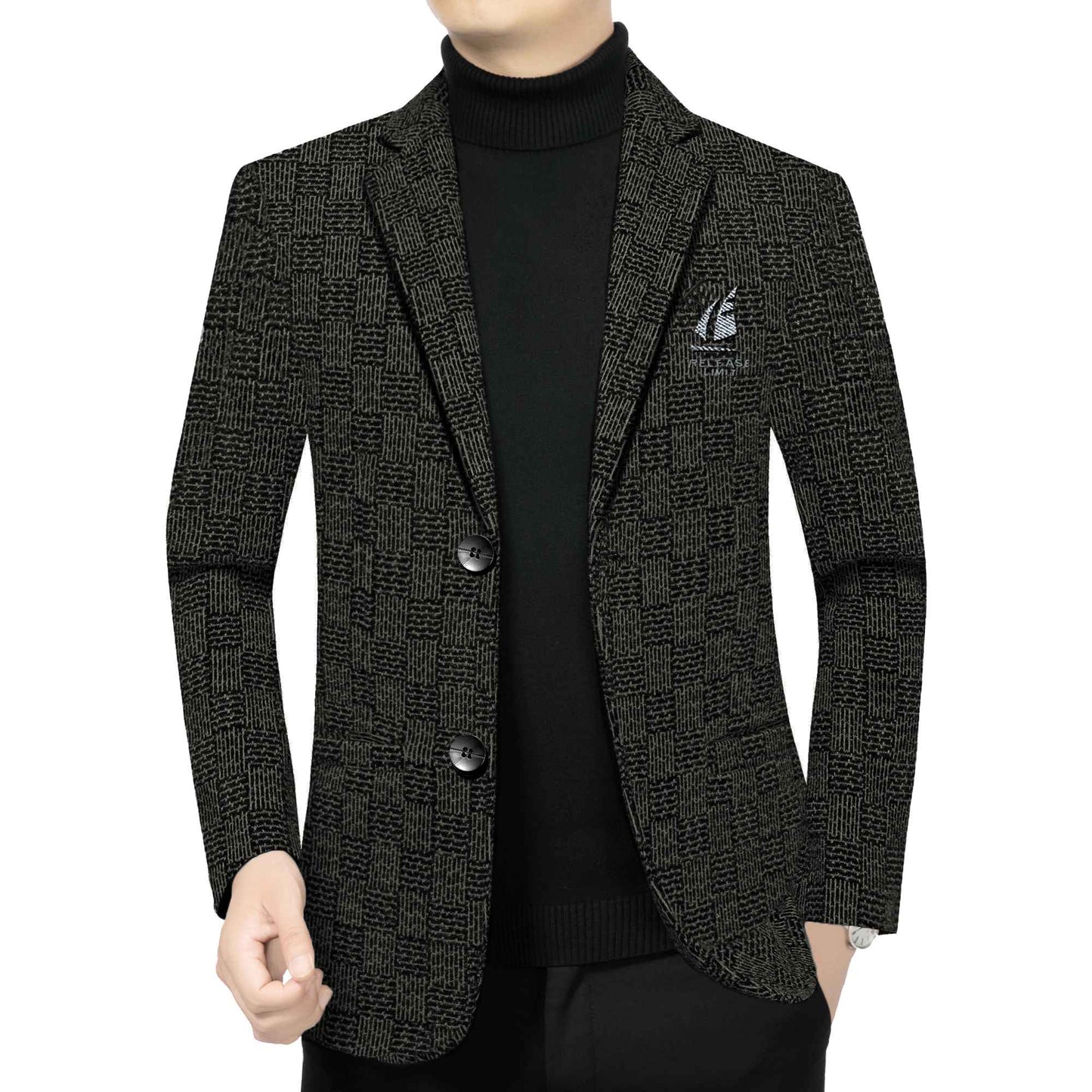 The new Chenier suit is a high-quality men's fashionable business trend stylish suit jacket for spring and autumn