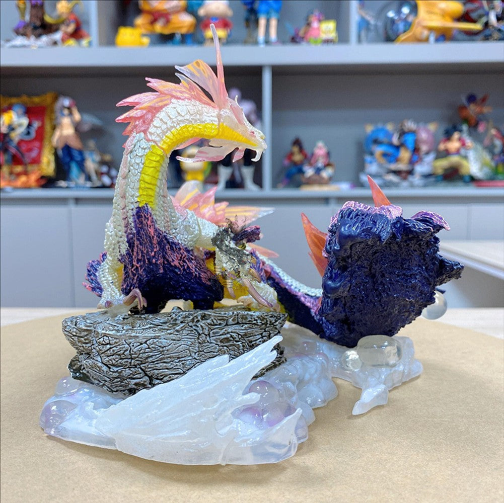 Monster Hunter World 4 Mizutsune Garagem Capcom Estátua Colecionável Modelo Boneco Brinquedo