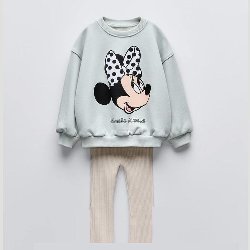 Sets For Children Disney Girls Clothes 0 To 6 Years Baby Outfit Set Tops Sweatshirt Hoodies +pants Sets Clothing Toddler Costume