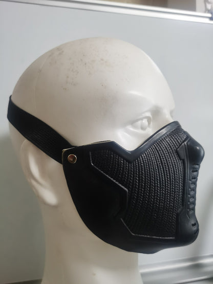 Super Hero Cosplay Winter Soldier Mask James Buchanan Bucky Barnes Cosplay Latex Mask Halloween Christmas Props Half Face Mask