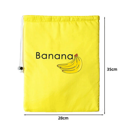 Fruits Preservation Storage Bags Reusable Drawstring Fresh Keeping Bundle Pocket For Banana Vegetables Lettuce Organizer